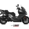 1096375001-1-800Wx800H MIVV Mover Silencer Black Stainless Steel/Black ABS End Cap Kymco Xciting 400I S
