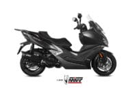 1096375001-1-800Wx800H MIVV Mover Silencer Black Stainless Steel/Black ABS End Cap Kymco Xciting 400I S