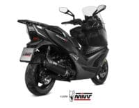1096375001-3-800Wx800H MIVV Mover Silencer Black Stainless Steel/Black ABS End Cap Kymco Xciting 400I S