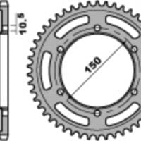1096606001-1-800Wx800H PBR Staal C45 standaard achtertandwiel 4454 - 525