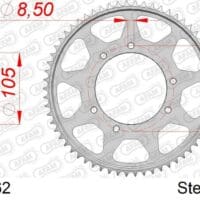 1096617001-1-800Wx800H AFAM Standaard staal achtertandwiel 47203 - 428