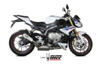 1101537-2-800Wx800H MIVV X-M1 Silencer - Titanium/Stainless Steel BMW S1000R