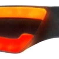 LIGHTECH MonsterEye3 LED 3in1 Indicator Taillight Combination Body Black / Lens Orange-Red (Pair), Rear