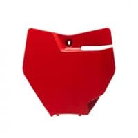 1105685-1-800Wx800H POLISPORT Front Number Plate - Red Gas Gas MC85