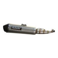 YASUNI Scooter 4 Full Exhaust System - Stainless Steel/Titanium Look