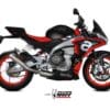 1106474-2-800Wx800H MIVV X-M1 Full Exhaust System - Titanium/Stainless Steel Aprilia Tuono 660