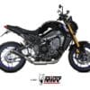 1106511-2-800Wx800H MIVV X-M1 Full Exhaust System - Steel Black/Stainless Steel Yamaha MT-09/SP/FZ-09