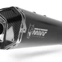 1106749001-1-800Wx800H MIVV Delta Race Silencer Steel Black/Carbon Triumph Street Triple R/S/RS