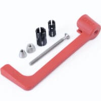1106828005-1-800Wx800H R&G RACING Moulded Lever Guard - Red Aprilia RS660