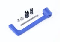 1106830002-1-800Wx800H R&G RACING Moulded Lever Guard - Blue Triumph