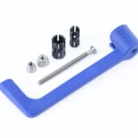 1106830002-1-800Wx800H R&G RACING Moulded Lever Guard - Blue Triumph