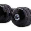 SHIN YO Bar End Weights Black Knurled, For Steel Handlebars