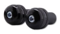 SHIN YO Bar End Weights Black Knurled, For Steel Handlebars