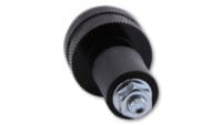 SHIN YO Bar End Weights Black Knurled, For Steel Handlebars