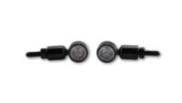 SHIN YO MC-1 LED Indicator Body Black / Lens Clear (Pair), Front