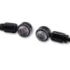 SHIN YO MC-1 LED Indicator Body Black / Lens Clear (Pair), Front