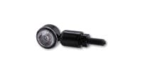 SHIN YO MC-1 LED Indicator Body Black / Lens Clear (Pair), Front