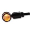 SHIN YO MC-1 LED Indicator Body Black / Lens Clear (Pair), Front