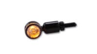 SHIN YO MC-1 LED Indicator Body Black / Lens Clear (Pair), Front