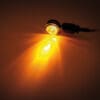 SHIN YO MC-1 LED Indicator Body Black / Lens Clear (Pair), Front