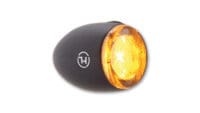 1107926-1-800Wx800H HIGHSIDER Pro Proton Two LED Indicator Body Black / Lens Smoked (Pair), Front & Rear