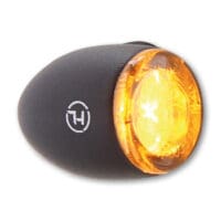 1107926-1-800Wx800H HIGHSIDER Pro Proton Two LED Indicator Body Black / Lens Smoked (Pair), Front & Rear