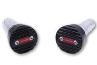 1108563003-2-800Wx800H HIGHSIDER pro Wave Handlebar Ends Silver (Pair)