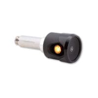 1108566001-1-800Wx800H HIGHSIDER pro Akron-Flash LED Bar End Indicator Body Black / Lens Orange (Pair), Front