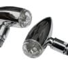 1108568001-1-800Wx800H HIGHSIDER pro Micro-Bullet LED Indicator Body Chrome / Lens Clear (Pair), Front & Rear