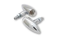 1108568001-2-800Wx800H HIGHSIDER pro Micro-Bullet LED Indicator Body Chrome / Lens Clear (Pair), Front & Rear