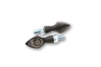 1108574002-3-800Wx800H HIGHSIDER pro Pen Head LED Indicator Body Black / Lens Smoked (Pair), Front & Rear