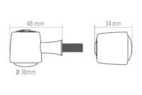 1108579004-5-800Wx800H HIGHSIDER pro Enterprise LED Indicator Body Gold / Lens Smoked (Pair), Front & Rear