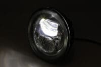 1108639002-3-800Wx800H HIGHSIDER pro 5 3/4 Inch Main Headlight Insert Type 7 LED Black With Parking Light Ring, Round, E-Approved