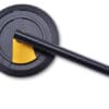 1108681004-2-800Wx800H HIGHSIDER pro Handlebar Mirror Enterprise Black/Gold (1pc)