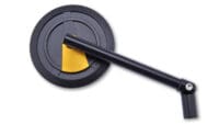 1108681004-2-800Wx800H HIGHSIDER pro Handlebar Mirror Enterprise Black/Gold (1pc)