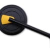1108681004-3-800Wx800H HIGHSIDER pro Handlebar Mirror Enterprise Black/Gold (1pc)