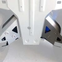 1109003-1-800Wx800H RIVAL Rear Arm Guard Kit - Aluminium Yamaha Kodiak 450IRS
