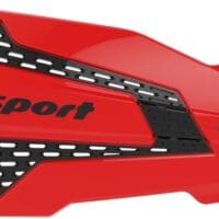 1109877001-1-800Wx800H POLISPORT MX Flow Handguards Red / Black - Honda CRF450R / RX