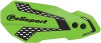 1109878001-1-800Wx800H POLISPORT MX Flow Handguards Green / Black - Kawasaki KX250F / 450F