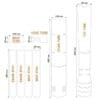 1109914-2-800Wx800H ALGIS Gloss Frame Guards Kit XL - White Lines