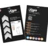 ALGIS Opaque Fork Guards Kit - Clear
