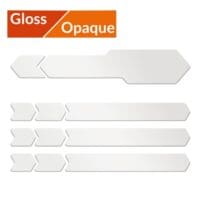 ALGIS Opaque Chain Guards Kit - Clear