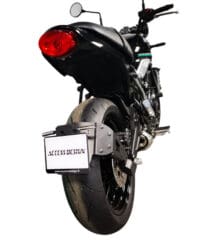 1110073-8-800Wx800H ACCESS DESIGN ''Wheel Fitted'' License Plate Holder - Black Kawasaki Z650RS