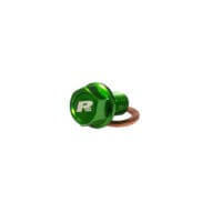 RFX Magnetic Drain Bolt (Green) [M10x15mmx1.5]