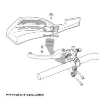 1110684001-2-800Wx800H RFX 1 Series Handguard (Orange/White) Including Fitting Kit