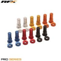 RFX Pro Series Rim Lock Nuts and Washers 2pcs - Silver