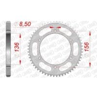 1111063001-1-800Wx800H AFAM Rear Sprocket Steel Standard - 428