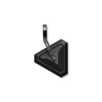 1111116-2-800Wx800H HIGHSIDER pro Bar End Mirror Tetra Black Short (1pc)
