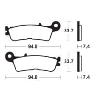 1111144-1-800Wx800H TECNIUM MX/ATV Sintered Metal Brake pads - MOA397