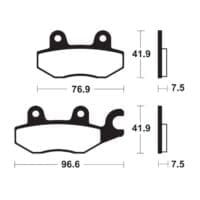 1111148-1-800Wx800H TECNIUM Sintered Metal Brake Pads - MF455